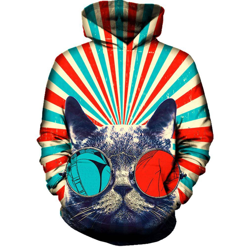 3D Cat 3D All Over Printed Sweatshirt, Hoodie, Zip Hoodie | Fan Apparel For Men, Women
