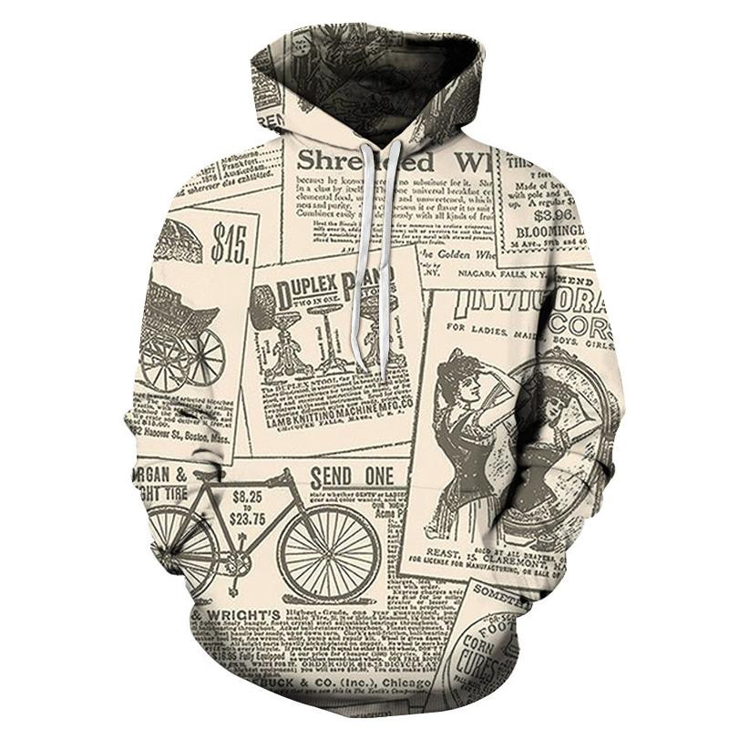 90s Paper 3D All Over Printed Sweatshirt, Hoodie, Zip Hoodie | Fan Apparel For Men, Women