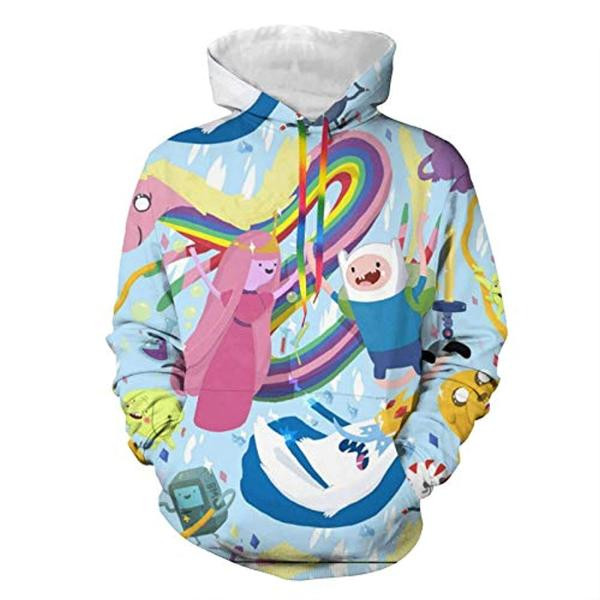 Adventure Time 3D All Over Printed Sweatshirt, Hoodie, Zip Hoodie | Fan Apparel For Men, Women