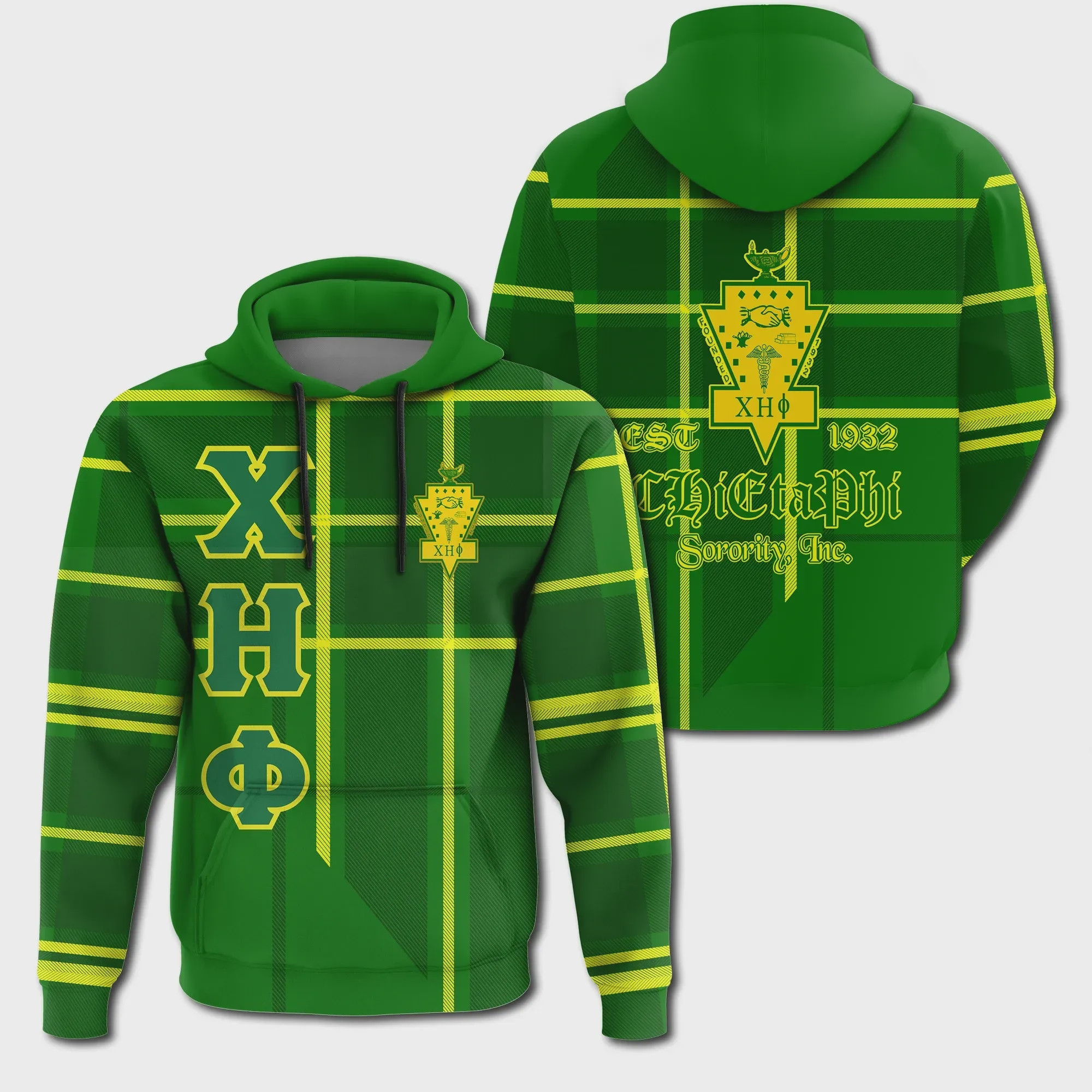 Africa Zone Hoodie - Chi Eta Phi Burberr 3D All Over Printed Sweatshirt, Hoodie, Zip Hoodie | Fan Apparel For Men, Women