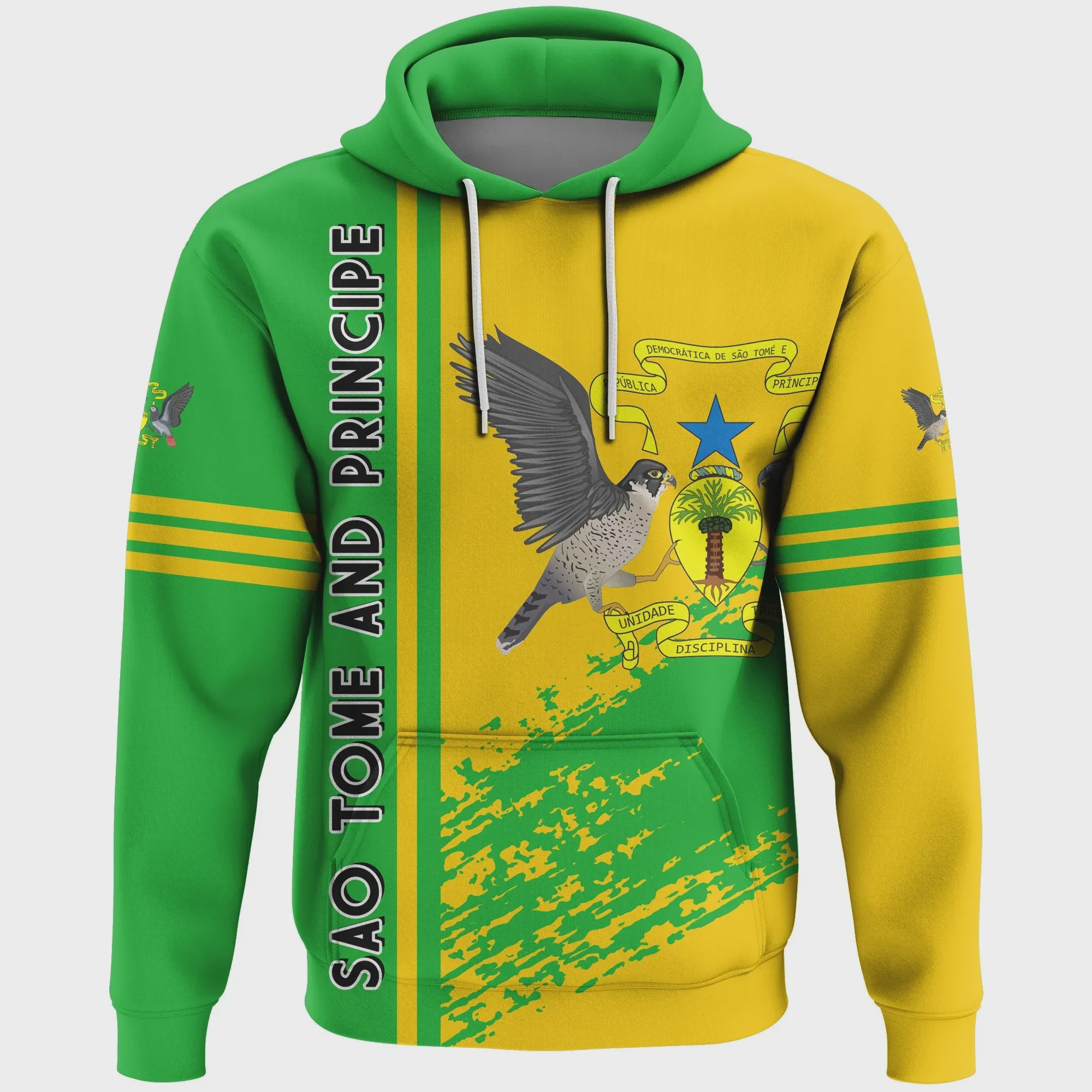 Africa Zone- Sao Tome And Principe Quarter 3D All Over Printed Sweatshirt, Hoodie, Zip Hoodie | Fan Apparel For Men, Women