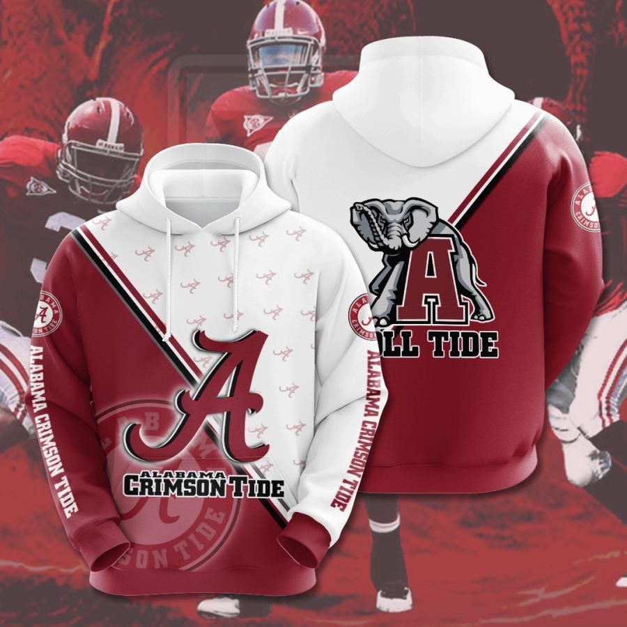 Alabama Crimson Tide 3D All Over Printed Sweatshirt, Hoodie, Zip Hoodie | Ncaa Fan Gear For Men, Women