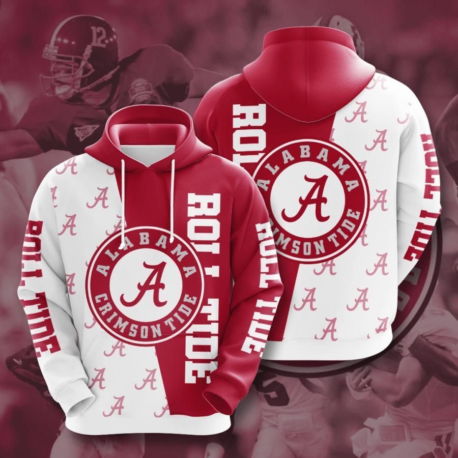 Alabama Crimson Tide 3D All Over Printed Sweatshirt, Hoodie, Zip Hoodie | Ncaa Fan Gear For Men, Women