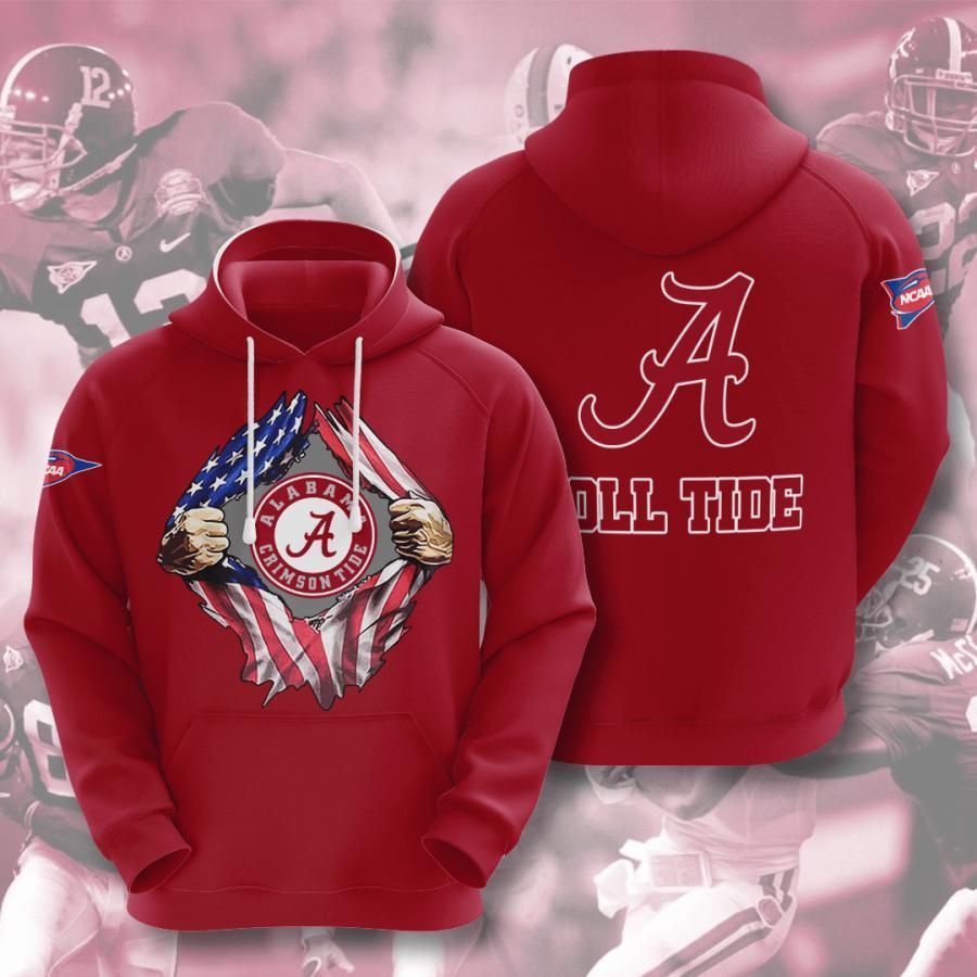 Alabama Crimson Tide 3D All Over Printed Sweatshirt, Hoodie, Zip Hoodie | Ncaa Fan Gear For Men, Women