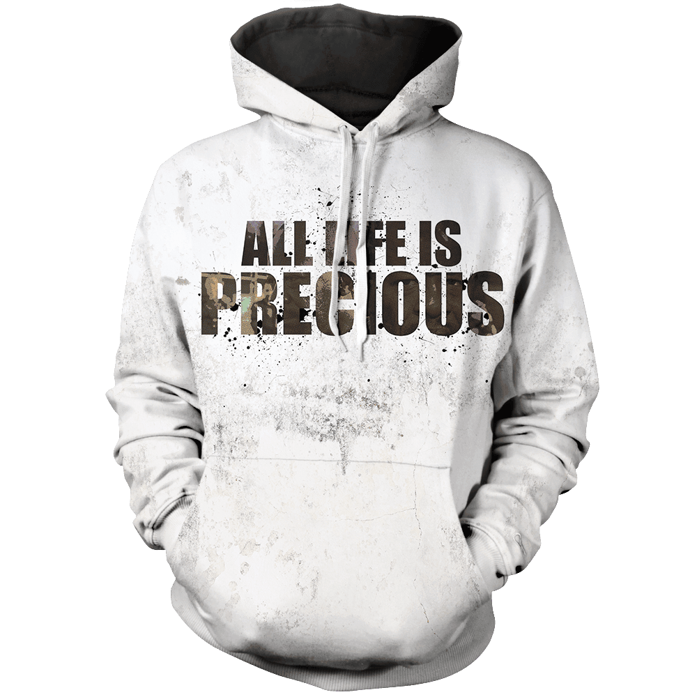All Life Is Precious 3D All Over Printed Sweatshirt, Hoodie, Zip Hoodie | Fan Apparel For Men, Women