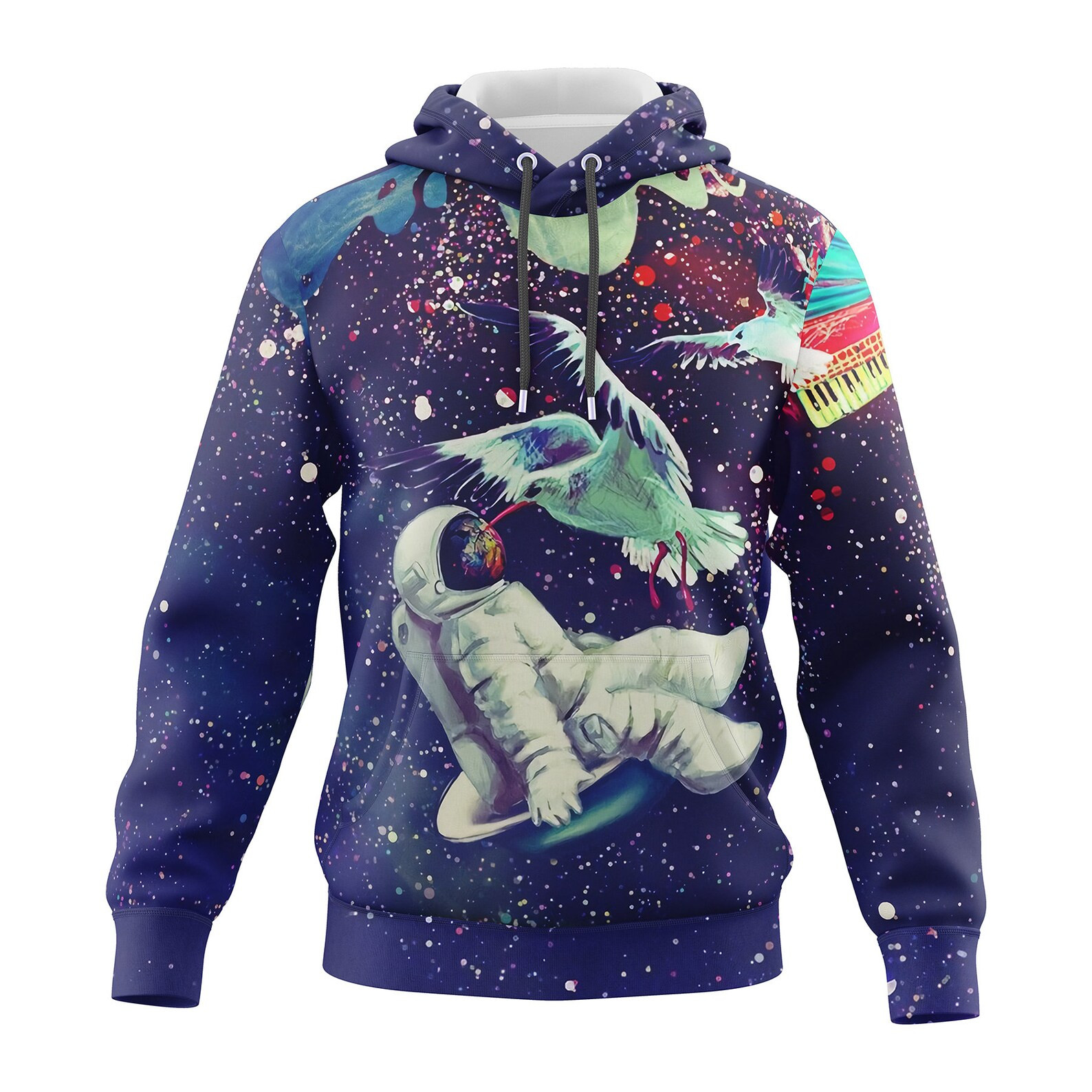All Over Print Creative Galaxy Astronaut Hoodie 3D All Over Printed Sweatshirt, Hoodie, Zip Hoodie | Fan Apparel For Men, Women