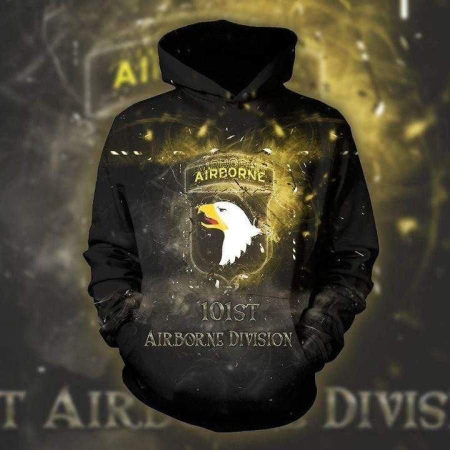 Amazing Airborne 101st 3D All Over Printed Sweatshirt, Hoodie, Zip Hoodie | Fan Apparel For Men, Women