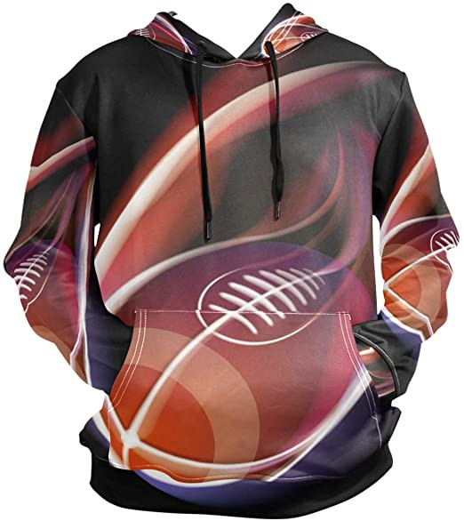 American Football Light 3D All Over Printed Sweatshirt, Hoodie, Zip Hoodie | Fan Apparel For Men, Women