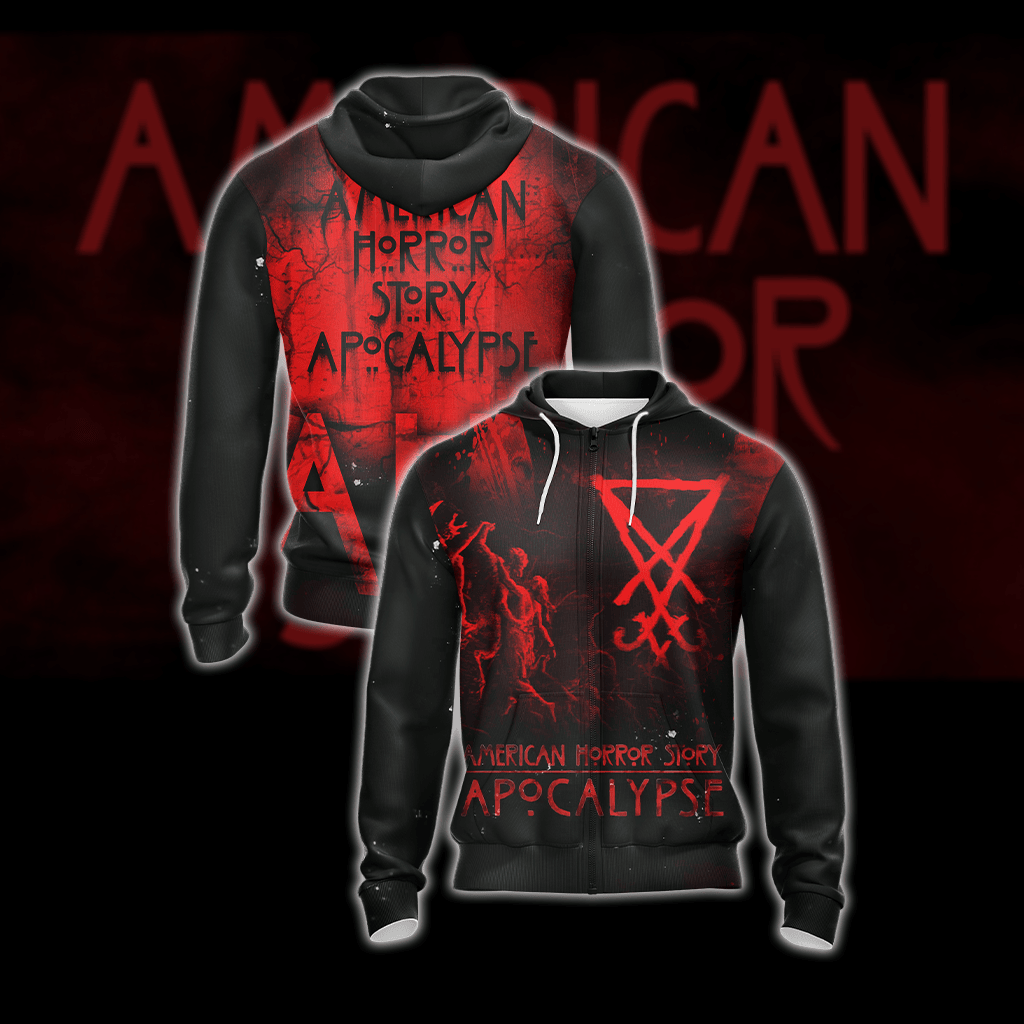 American Horror Story Apocalypse 3D All Over Printed Sweatshirt, Hoodie, Zip Hoodie | Fan Apparel For Men, Women
