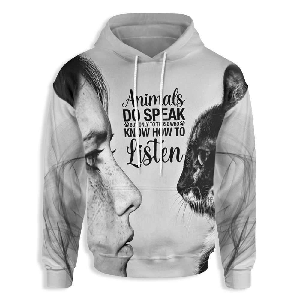 Animals Do Speak 3D All Over Printed Sweatshirt, Hoodie, Zip Hoodie | Fan Apparel For Men, Women