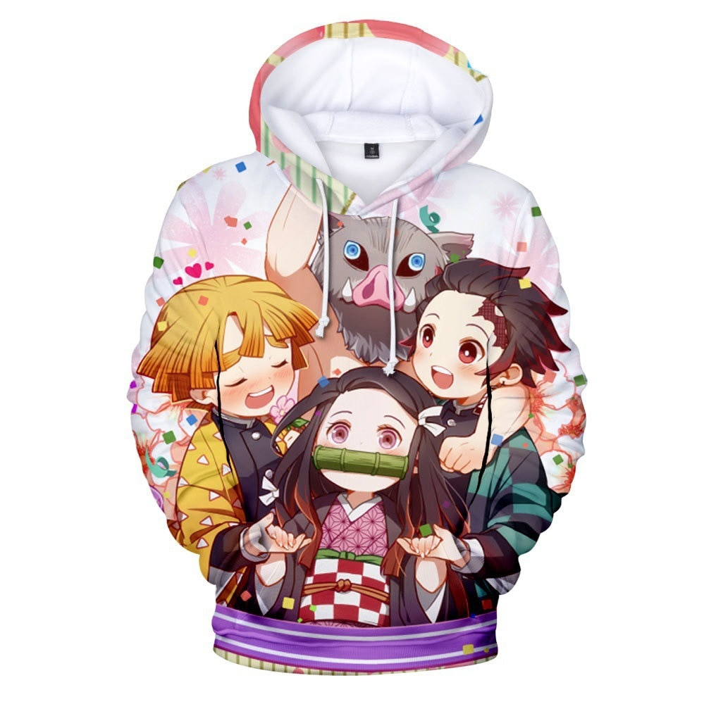 Anime Demon Slayer Cute 3D All Over Printed Sweatshirt, Hoodie, Zip Hoodie | Fan Apparel For Men, Women