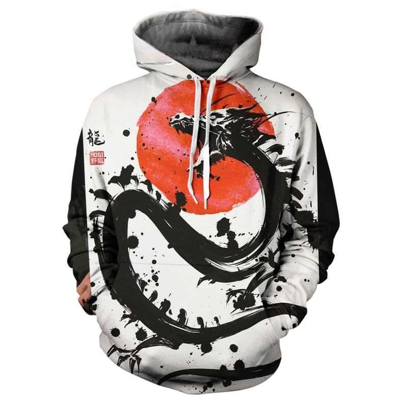 Anime Dragon 3D All Over Printed Sweatshirt, Hoodie, Zip Hoodie | Fan Apparel For Men, Women