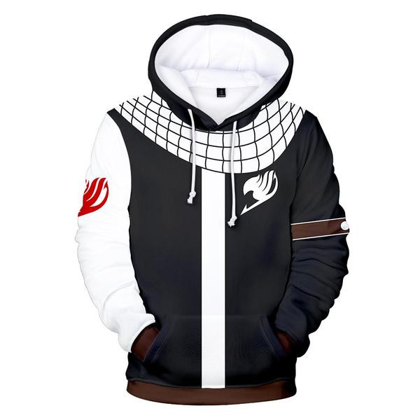 Anime Fairy Tail Natsu Dragneel Cosplay 3D All Over Printed Sweatshirt, Hoodie, Zip Hoodie | Fan Apparel For Men, Women