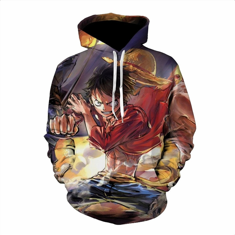 Anime One Piece For Unisex 3D All Over Printed Sweatshirt, Hoodie, Zip Hoodie | Fan Apparel For Men, Women