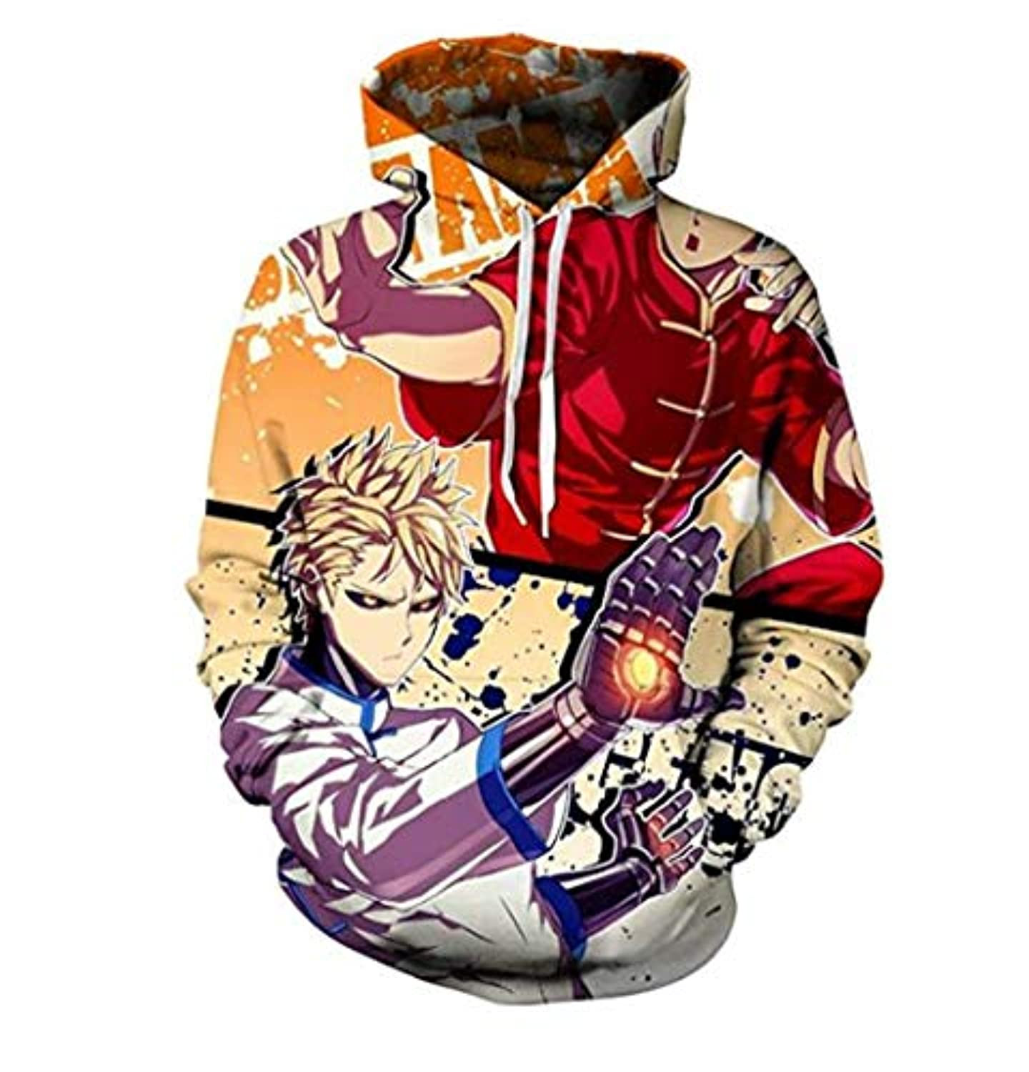 Anime One Punch Man Saitama Genos Unisex 3D All Over Printed Sweatshirt, Hoodie, Zip Hoodie | Fan Apparel For Men, Women
