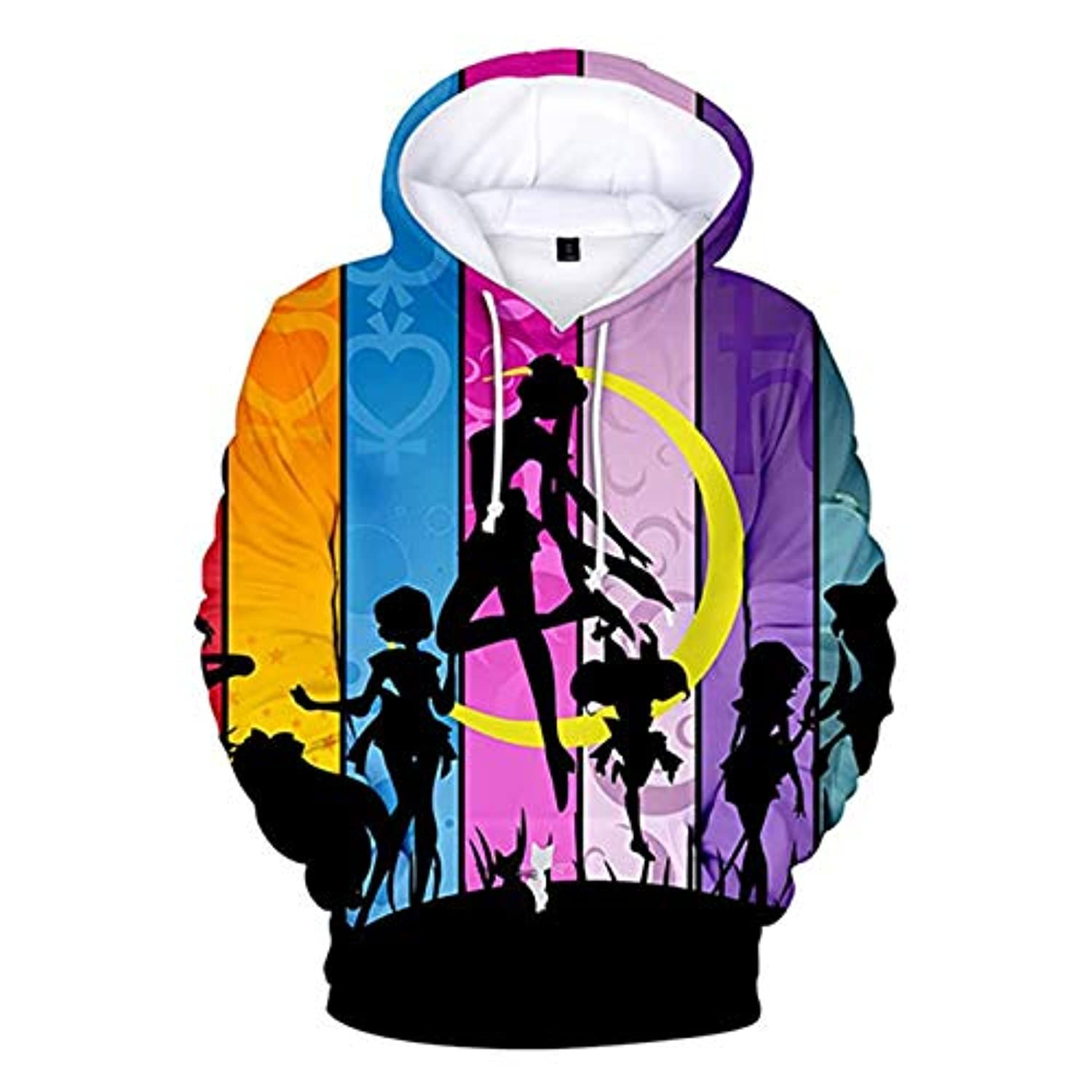 Anime Sailor Moon Â– Sailor Family 3D All Over Printed Sweatshirt, Hoodie, Zip Hoodie | Fan Apparel For Men, Women