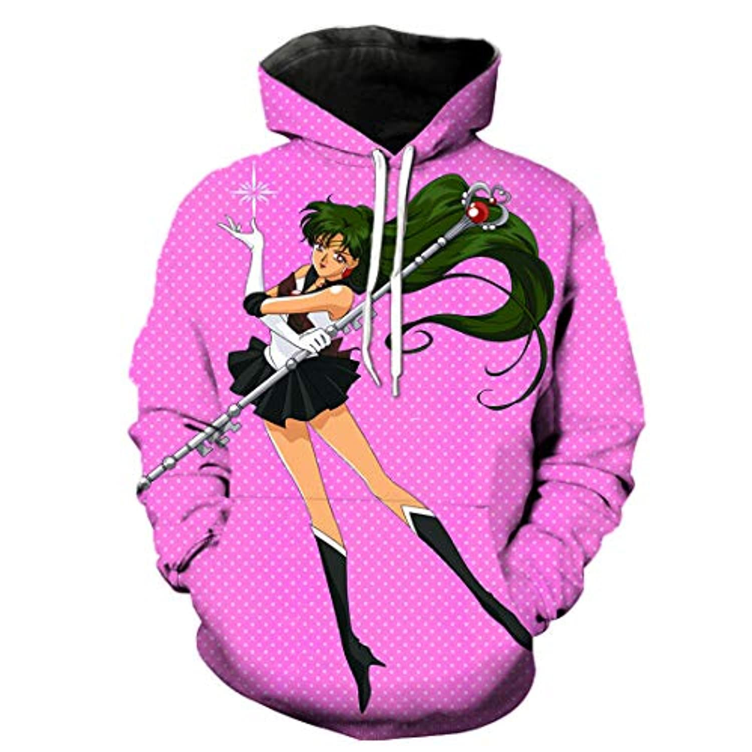 Anime Sailor Moon Â– Sailor Pluto 3D All Over Printed Sweatshirt, Hoodie, Zip Hoodie | Fan Apparel For Men, Women