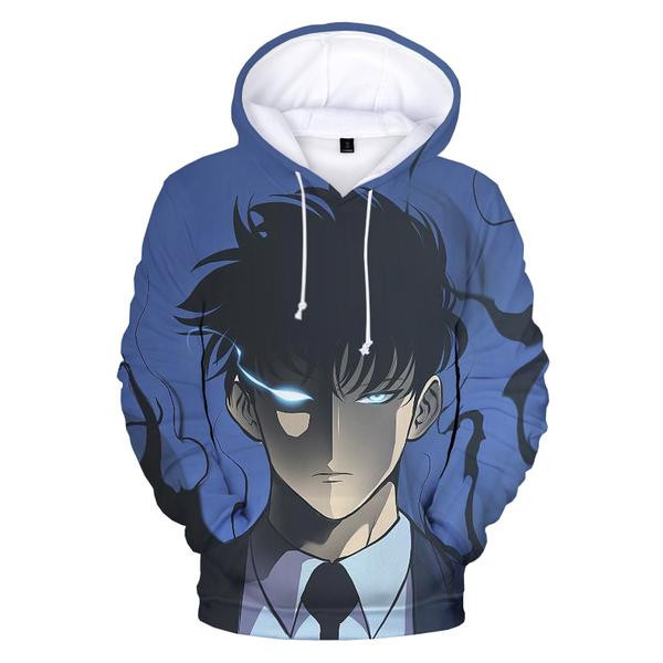 Anime Solo Leveling Sung Jin Woo 3D All Over Printed Sweatshirt, Hoodie, Zip Hoodie | Fan Apparel For Men, Women