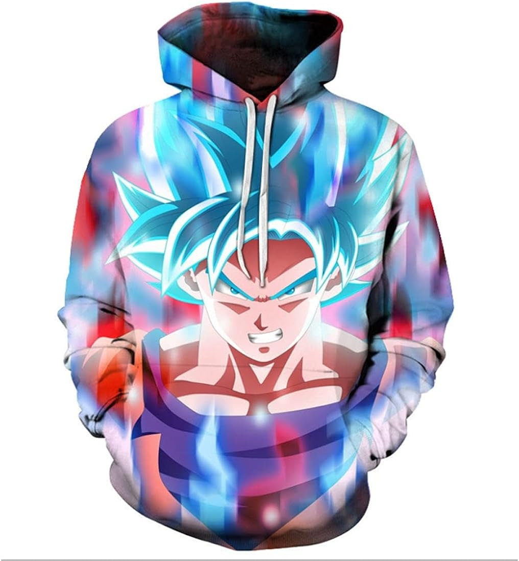 Anime Son Goku Vegeta Pocket 3D All Over Printed Sweatshirt, Hoodie, Zip Hoodie | Fan Apparel For Men, Women