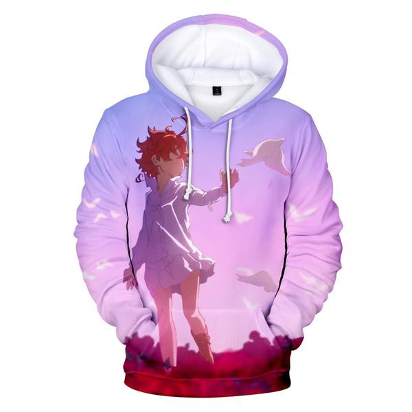 Anime The Promised Neverland 3D All Over Printed Sweatshirt, Hoodie, Zip Hoodie | Fan Apparel For Men, Women