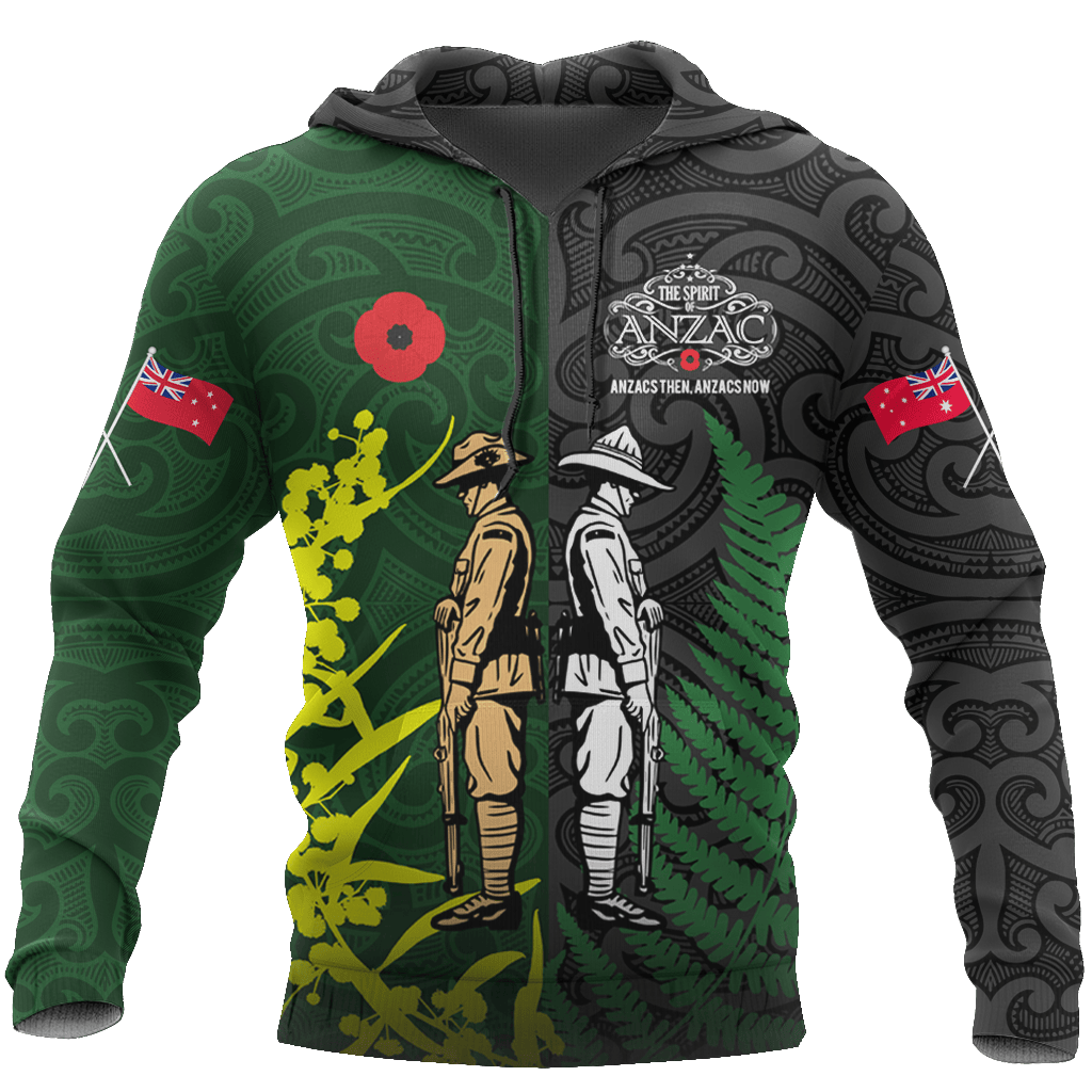 Anzac Day The Ode Remembrance Lest We Forget Kiwi And Australia 3D All Over Printed Sweatshirt, Hoodie, Zip Hoodie | Fan Apparel For Men, Women