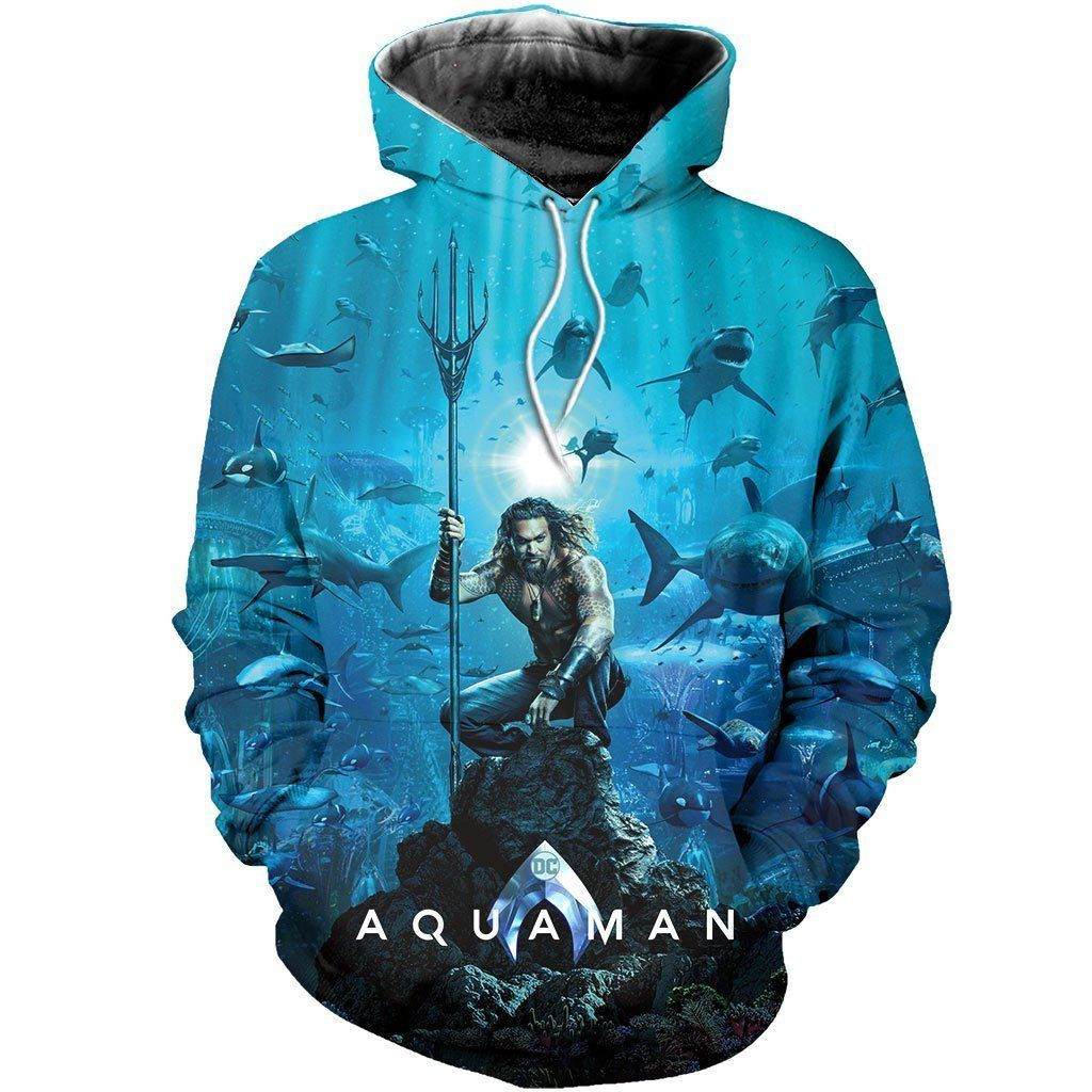 Aquaman 3D All Over Printed Sweatshirt, Hoodie, Zip Hoodie | Fan Apparel For Men, Women