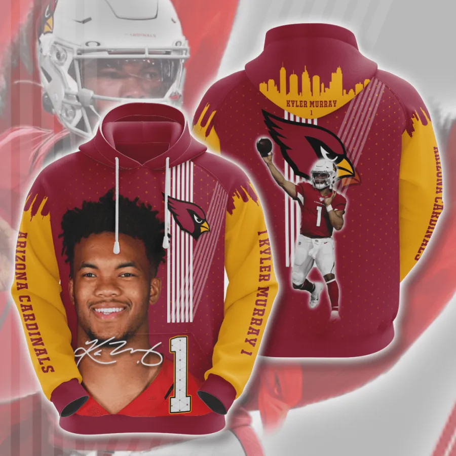 Arizona Cardinals Kyler Murray 3D All Over Printed Sweatshirt, Hoodie, Zip Hoodie | Nfl Fan Gear For Men, Women