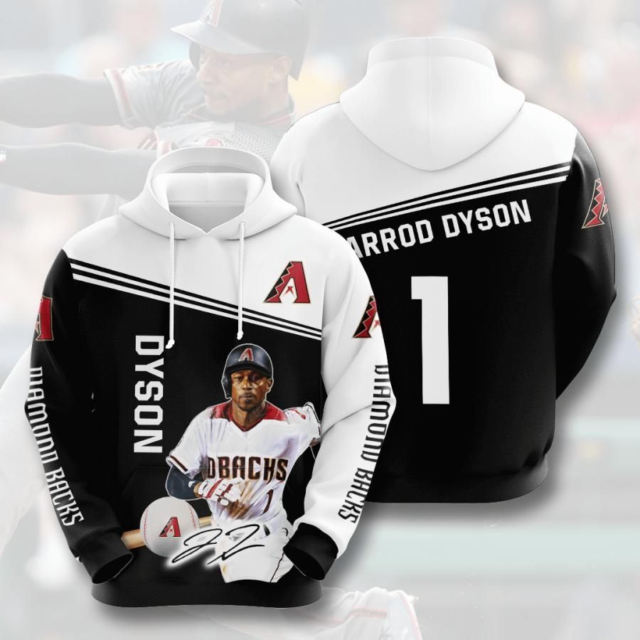 Arizona Diamondbacks Jarrod Dyson 1 3D All Over Printed Sweatshirt, Hoodie, Zip Hoodie | Mlb Fan Gear For Men, Women