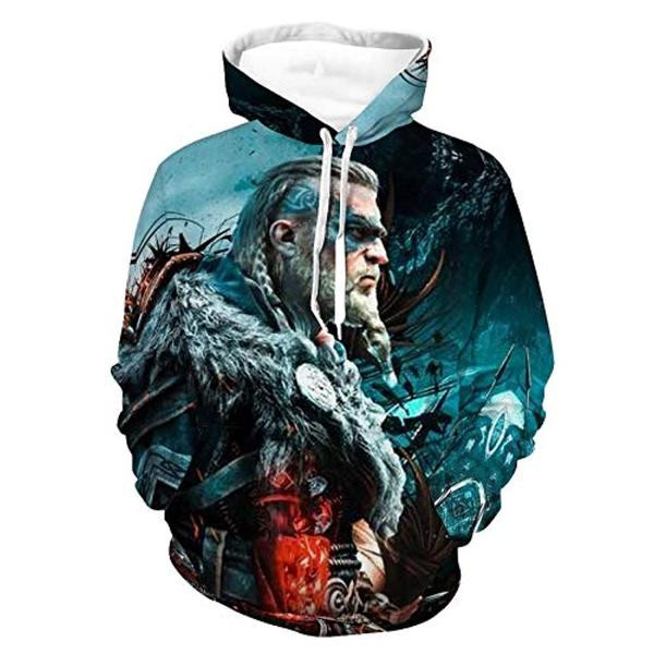 Assassin's Creed Valhalla 3D All Over Printed Sweatshirt, Hoodie, Zip Hoodie | Fan Apparel For Men, Women