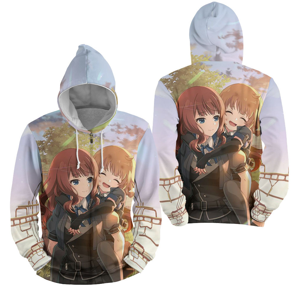 Assault Lily Last Bullet 3D All Over Printed Sweatshirt, Hoodie, Zip Hoodie | Fan Apparel For Men, Women