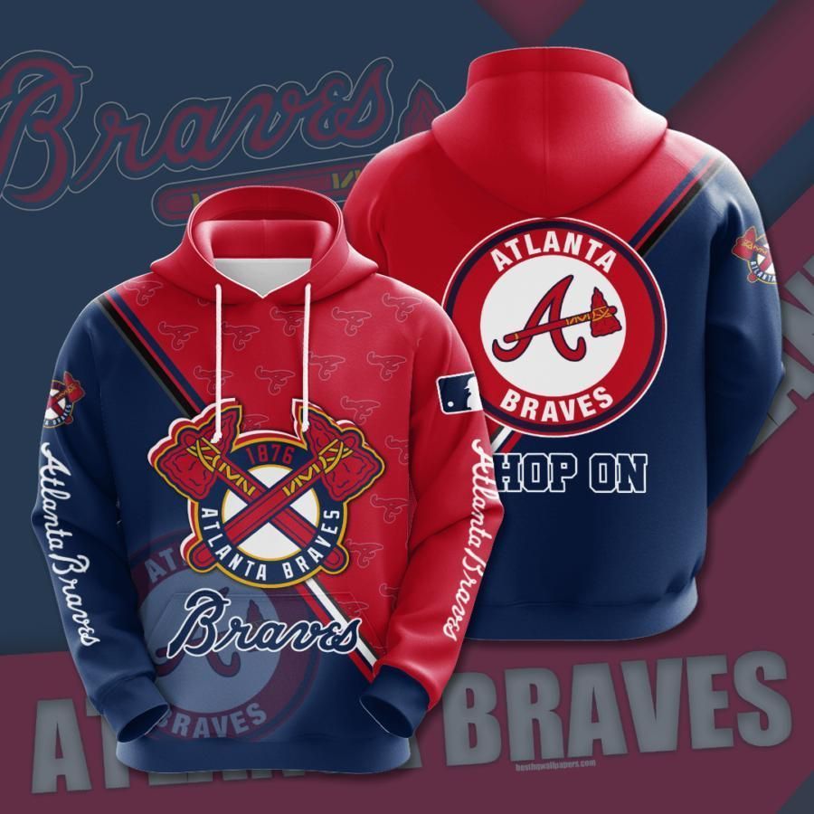 Atlanta Braves 3D All Over Printed Sweatshirt, Hoodie, Zip Hoodie | Mlb Fan Gear For Men, Women