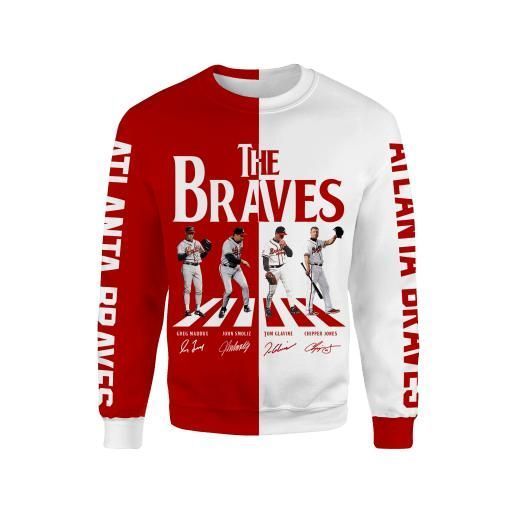 Atlanta Braves 3D All Over Printed Sweatshirt, Hoodie, Zip Hoodie | Mlb Fan Gear For Men, Women