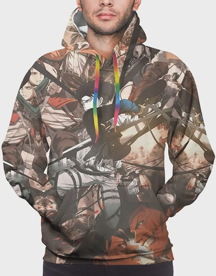 Attack On Titan 3D All Over Printed Sweatshirt, Hoodie, Zip Hoodie | Fan Apparel For Men, Women