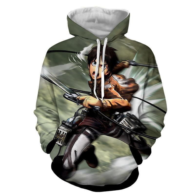 Attack On Titan Angry Eren Yeager Training Corps Dope 3D All Over Printed Sweatshirt, Hoodie, Zip Hoodie | Fan Apparel For Men, Women