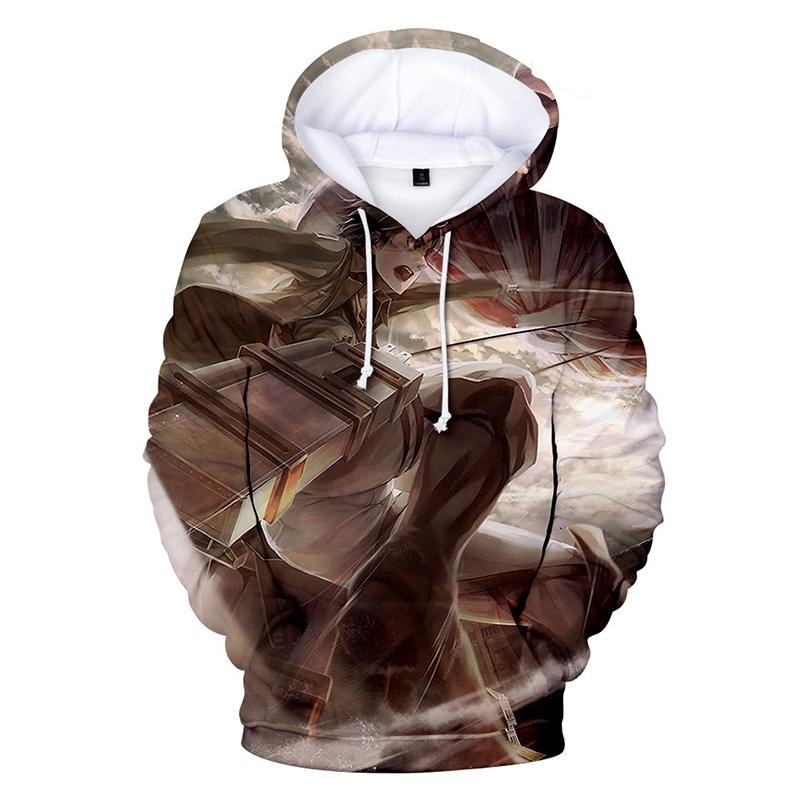 Attack On Titan Anime Series Levi Ackerman Unisex 3D All Over Printed Sweatshirt, Hoodie, Zip Hoodie | Fan Apparel For Men, Women