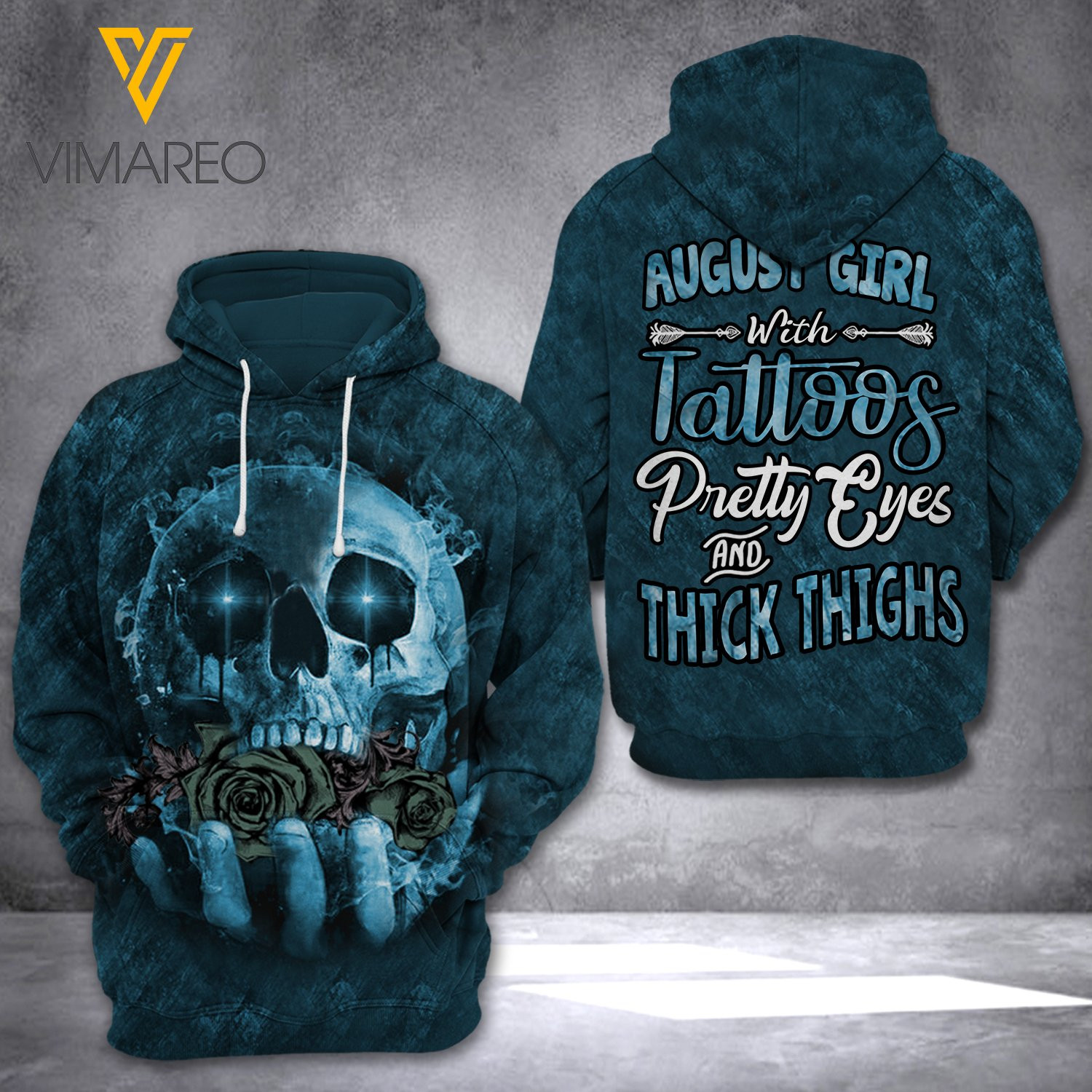 August Thick Thighs 3D All Over Printed Sweatshirt, Hoodie, Zip Hoodie | Fan Apparel For Men, Women
