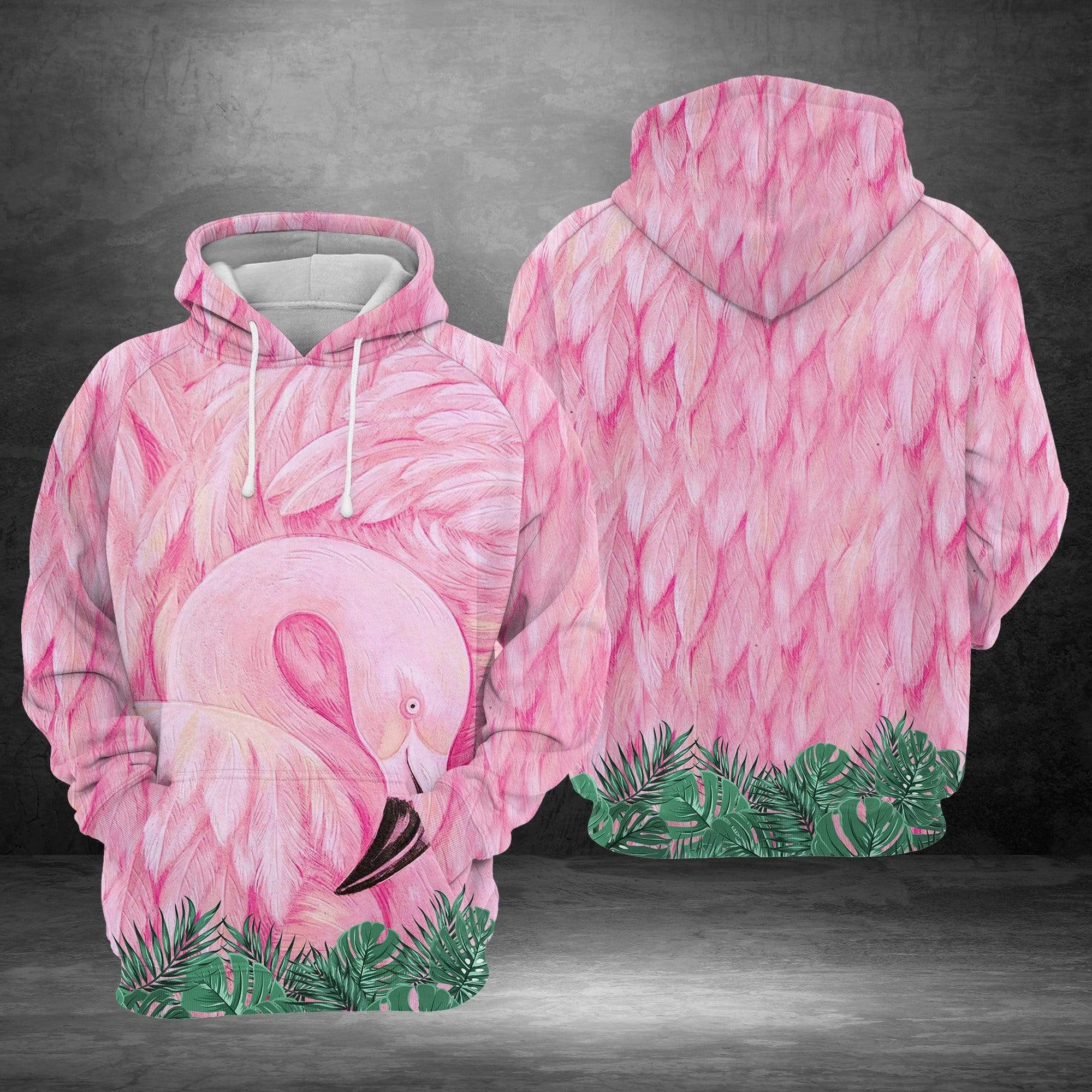 Beautiful Flamingo Pink 3D All Over Printed Sweatshirt, Hoodie, Zip Hoodie | Fan Apparel For Men, Women