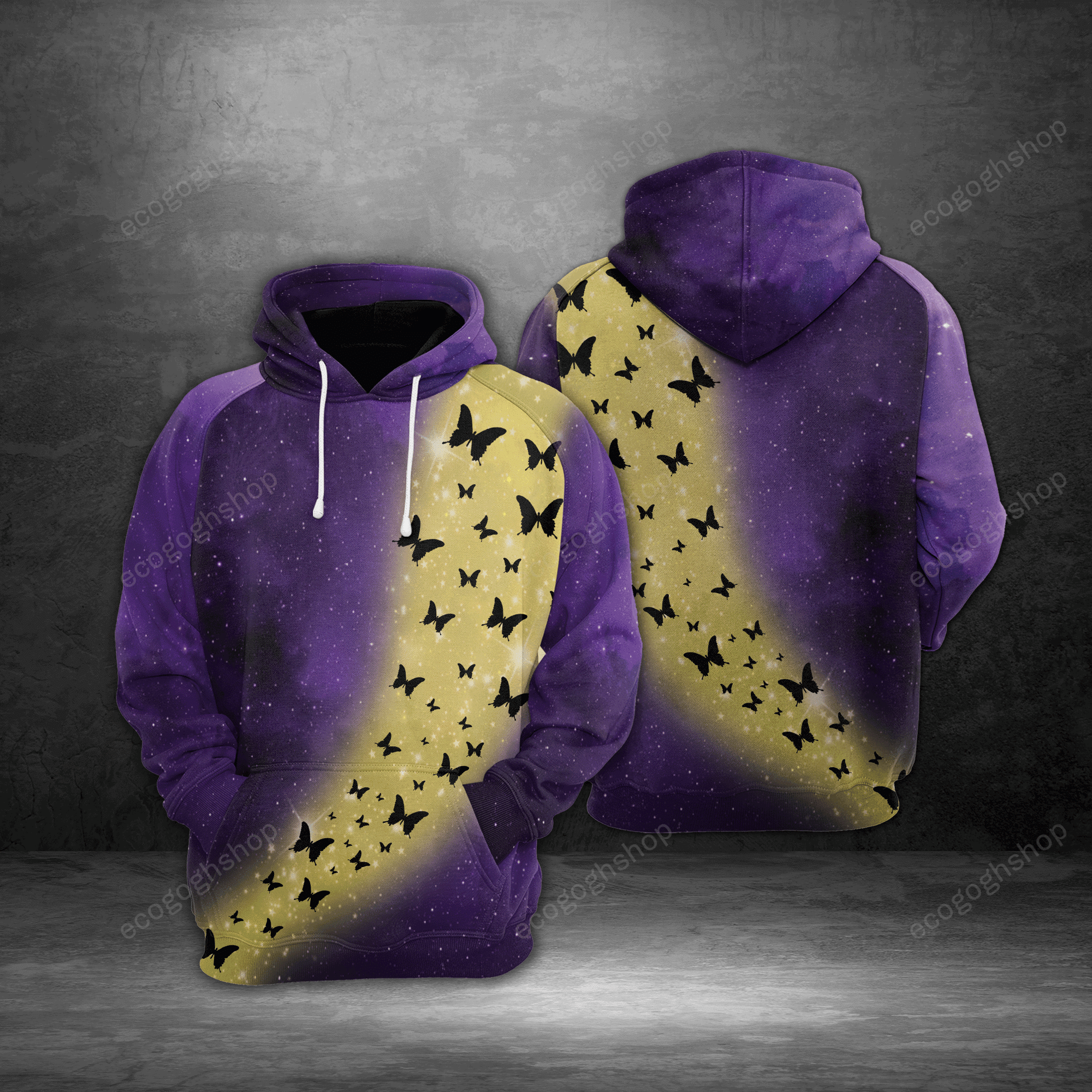 Beautiul Butterfly 3D All Over Printed Sweatshirt, Hoodie, Zip Hoodie | Fan Apparel For Men, Women