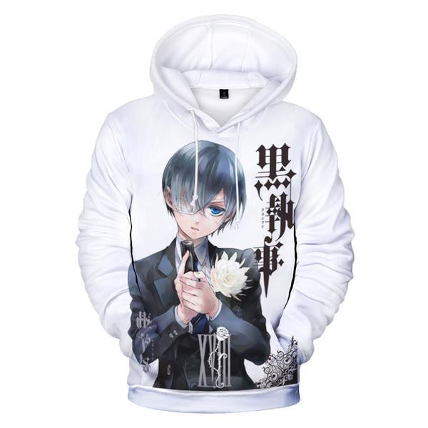 Black Butler 3D All Over Printed Sweatshirt, Hoodie, Zip Hoodie | Fan Apparel For Men, Women