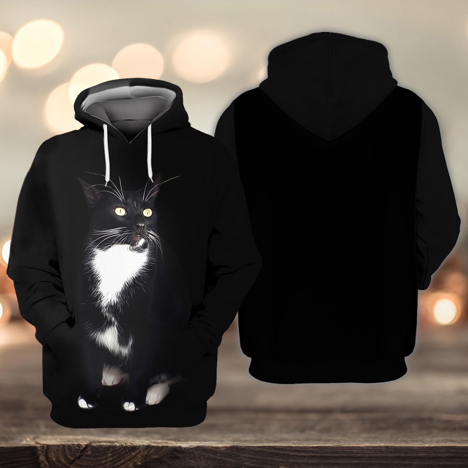 Black Cat 3D All Over Printed Sweatshirt, Hoodie, Zip Hoodie | Fan Apparel For Men, Women