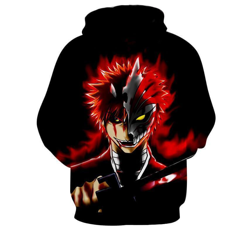 Bleach Ichigo Kurosaki 3D All Over Printed Sweatshirt, Hoodie, Zip Hoodie | Fan Apparel For Men, Women