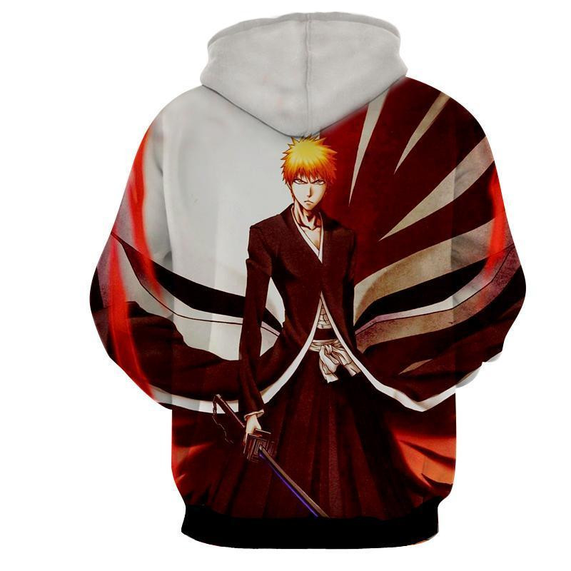 Bleach Kurosaki Ichigo 3D All Over Printed Sweatshirt, Hoodie, Zip Hoodie | Fan Apparel For Men, Women