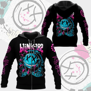 Blink 182 3D All Over Printed Sweatshirt, Hoodie, Zip Hoodie | Fan Apparel For Men, Women