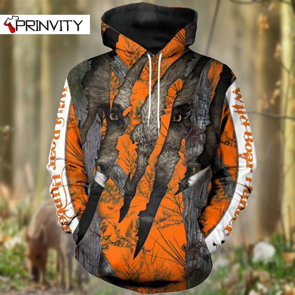 Boar Hunter 3D All Over Printed Sweatshirt, Hoodie, Zip Hoodie | Fan Apparel For Men, Women