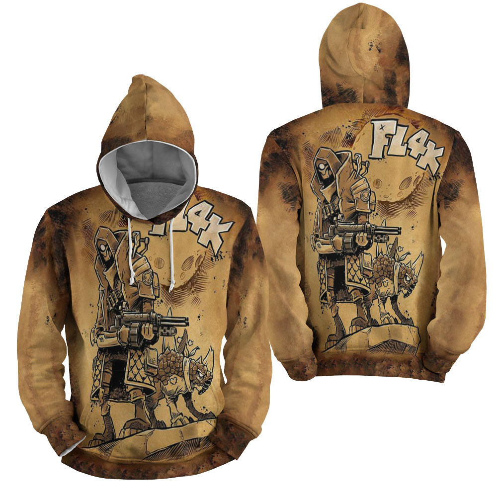 Borderlands Fl4k And Skag 3D All Over Printed Sweatshirt, Hoodie, Zip Hoodie | Fan Apparel For Men, Women