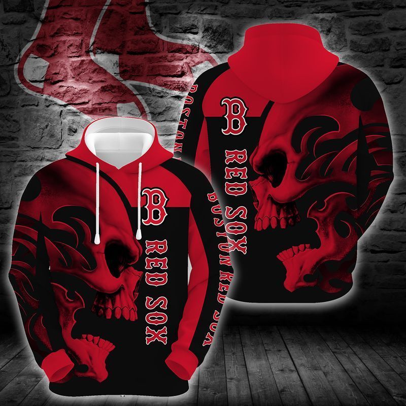 Boston Red Sox Skull 3D All Over Printed Sweatshirt, Hoodie, Zip Hoodie | Mlb Special Edition Fan Gear For Men, Women