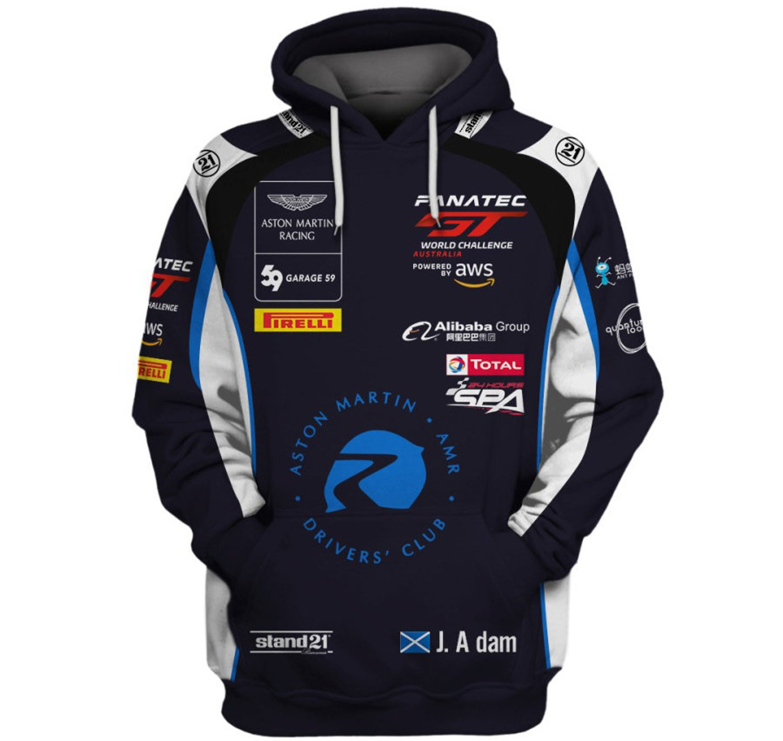 Brand Logo Racing 3D All Over Printed Sweatshirt, Hoodie, Zip Hoodie | Fan Apparel For Men, Women