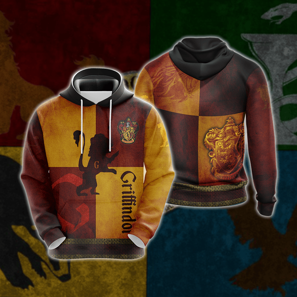 Brave Like A Gryffindor Harry Potter 3D All Over Printed Sweatshirt, Hoodie, Zip Hoodie | Fan Apparel For Men, Women