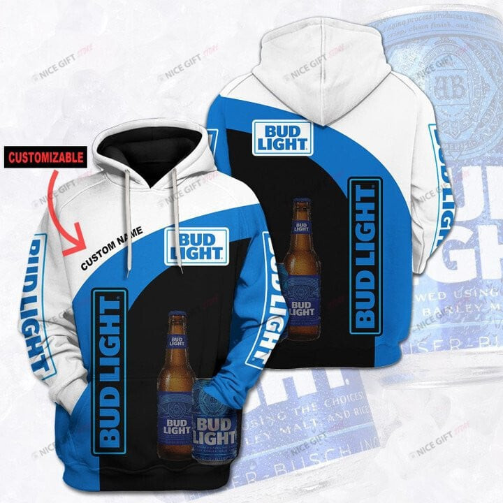 Bud Light 3D All Over Printed Sweatshirt, Hoodie, Zip Hoodie | Fan Apparel For Men, Women