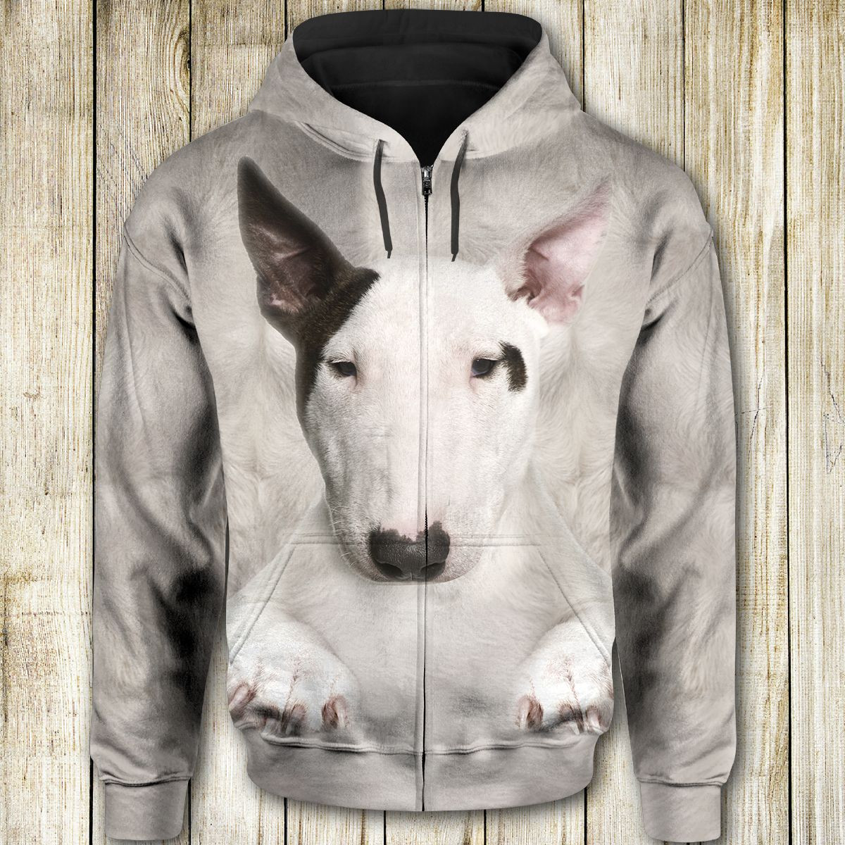 Bull Terrier Cute Face 3D All Over Printed Sweatshirt, Hoodie, Zip Hoodie | Fan Apparel For Men, Women